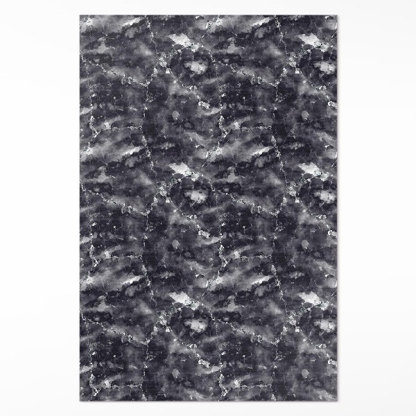 Tapis vinyle rectangulaire Pierre ornementale décorative en marbre