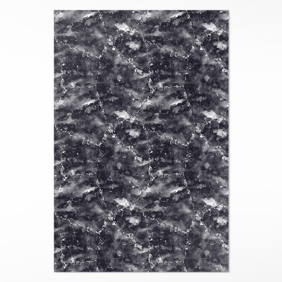 Tapis vinyle rectangulaire Pierre ornementale décorative en marbre