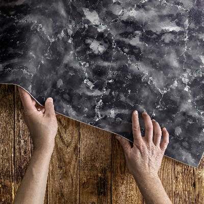 Tapis vinyle rectangulaire Pierre ornementale décorative en marbre