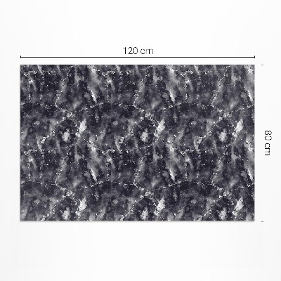 Tapis vinyle rectangulaire Pierre ornementale décorative en marbre