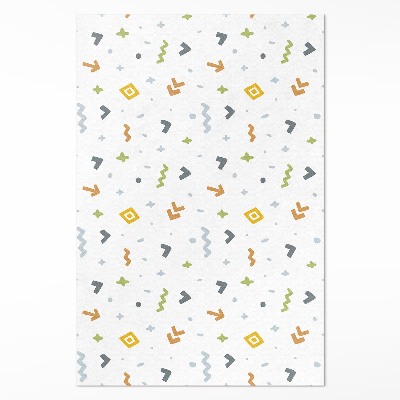 Tapis vinyle Icônes et formes pastel de style bohème