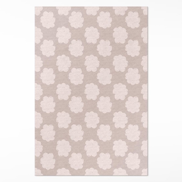 Tapis vinyle rectangulaire Nuages peints aux couleurs pastel