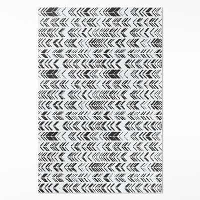 Tapis vinyle Motif bohème indien avec plumes et flèches