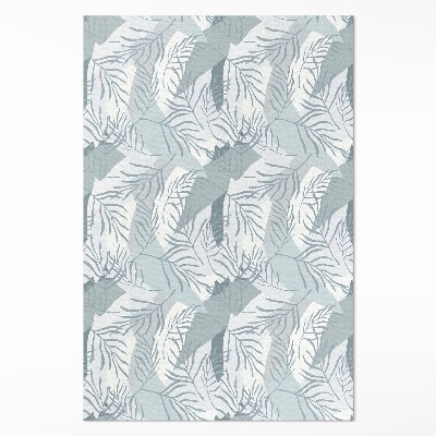 Tapis vinyle rectangulaire Brindilles délicates sur fond clair