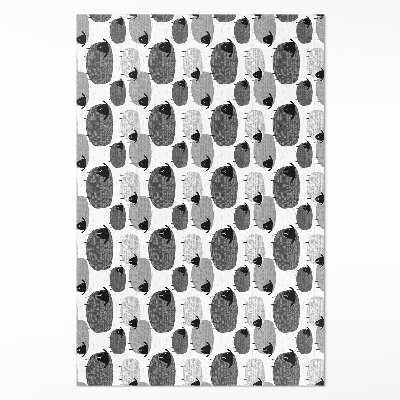 Tapis vinyle Mouton peint à motif régulier
