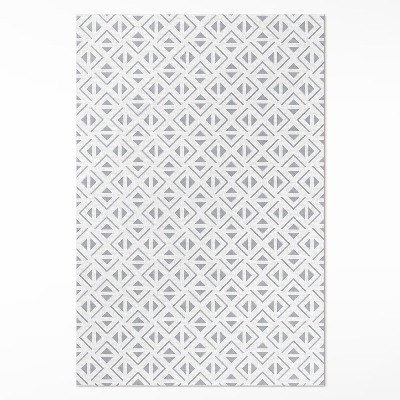 Tapis vinyle rectangulaire Motif géométrique minimaliste