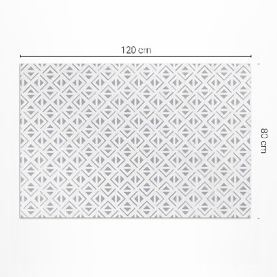 Tapis vinyle rectangulaire Motif géométrique minimaliste