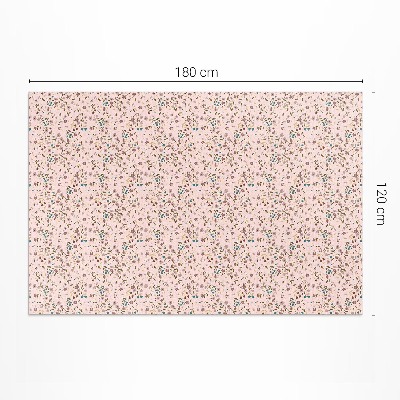 Tapis vinyle Petites fleurs dans une prairie, style bohème
