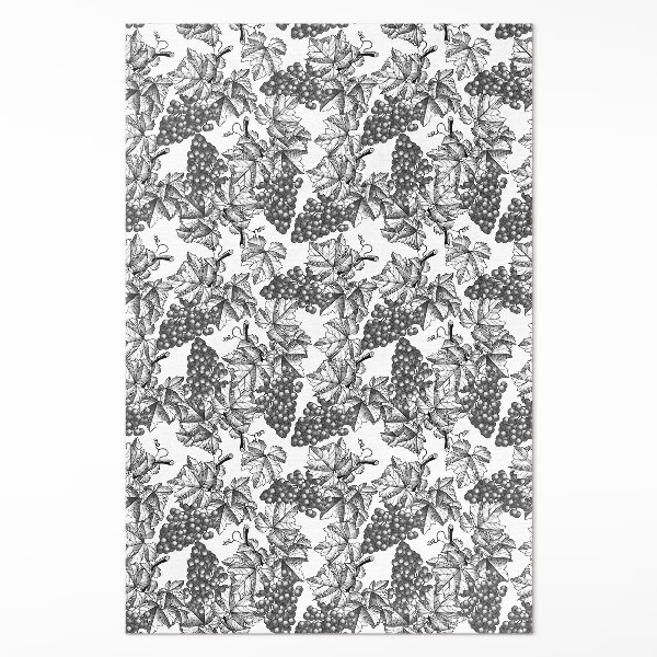 Tapis vinyle Croquis de vigne vintage