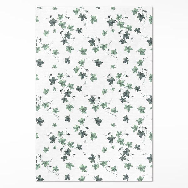 Tapis vinyle rectangulaire Petites feuilles, motifs végétaux