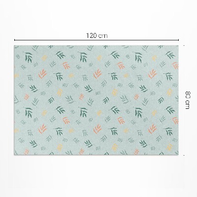 Tapis vinyle Motifs végétaux bohèmes à petites brindilles