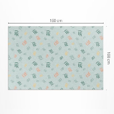 Tapis vinyle Motifs végétaux bohèmes à petites brindilles