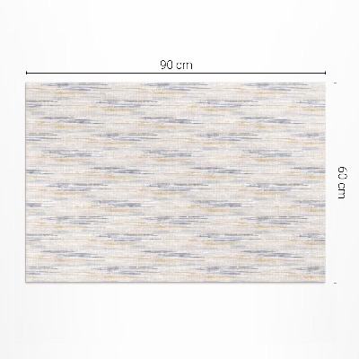Tapis vinyle rectangulaire Lignes abstraites et délicates peintes