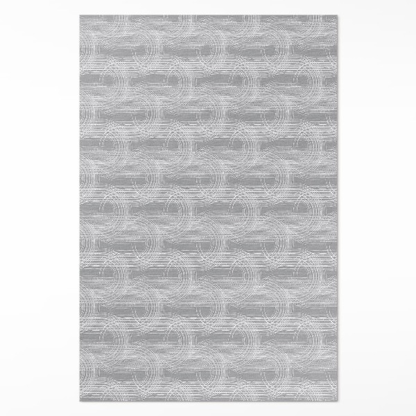 Tapis vinyle rectangulaire Rayures régulières de style bohème