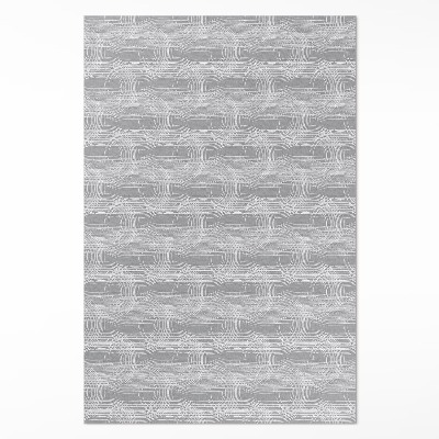 Tapis vinyle rectangulaire Rayures régulières de style bohème