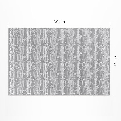 Tapis vinyle rectangulaire Rayures régulières de style bohème