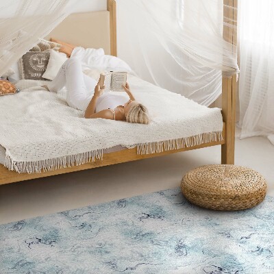 Tapis vinyle Encre renversée, abstraction élégante