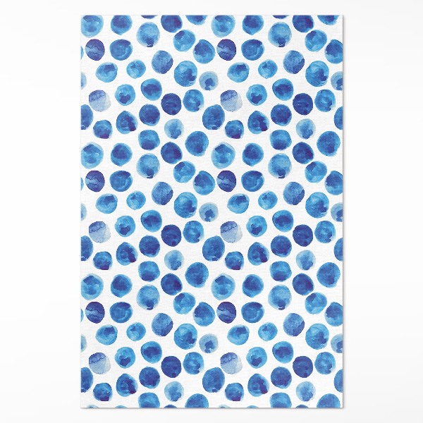 Tapis vinyle rectangulaire Formes peintes à l'aquarelle