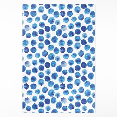 Tapis vinyle rectangulaire Formes peintes à l'aquarelle