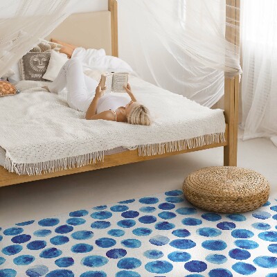 Tapis vinyle rectangulaire Formes peintes à l'aquarelle