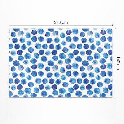 Tapis vinyle rectangulaire Formes peintes à l'aquarelle