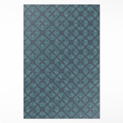 Tapis vinyle rectangulaire Motif géométrique de trèfle à quatre feuilles