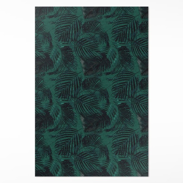 Tapis vinyle rectangulaire Feuilles de jungle tropicale