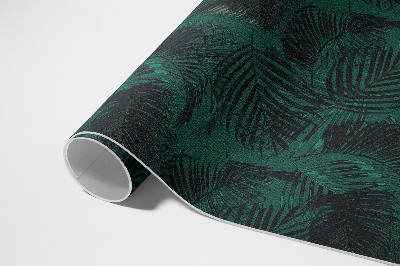 Tapis vinyle rectangulaire Feuilles de jungle tropicale