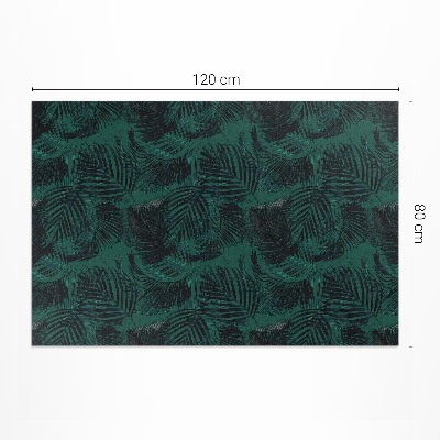 Tapis vinyle rectangulaire Feuilles de jungle tropicale