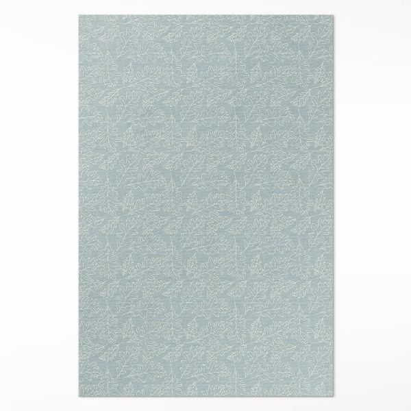 Tapis vinyle Feuilles de noyer subtiles de style bohème