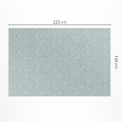 Tapis vinyle Feuilles de noyer subtiles de style bohème