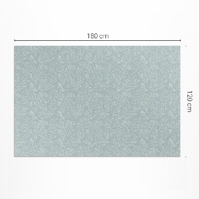 Tapis vinyle Feuilles de noyer subtiles de style bohème