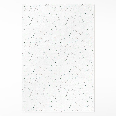 Tapis vinyle rectangulaire Grès cérame décoratif fin et léger