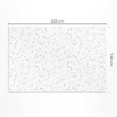 Tapis vinyle rectangulaire Grès cérame décoratif fin et léger