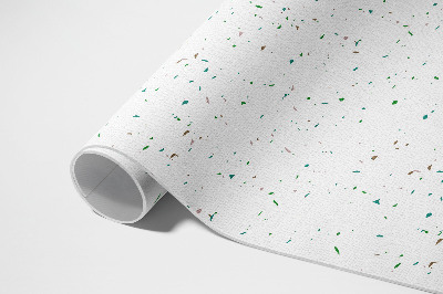 Tapis vinyle rectangulaire Grès cérame décoratif fin et léger