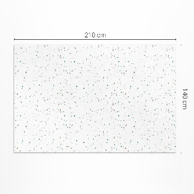 Tapis vinyle rectangulaire Grès cérame décoratif fin et léger