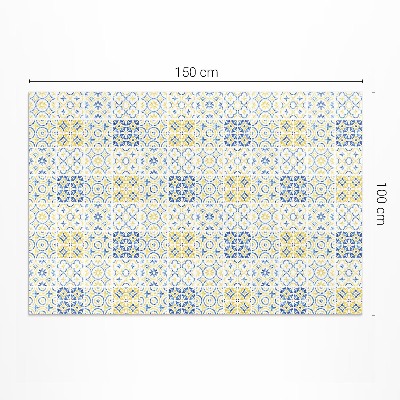 Tapis vinyle Carreaux à motifs de mosaïque espagnole