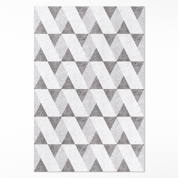 Tapis vinyle Carreaux de pierre géométriques