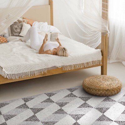 Tapis vinyle Carreaux de pierre géométriques