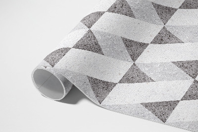 Tapis vinyle Carreaux de pierre géométriques