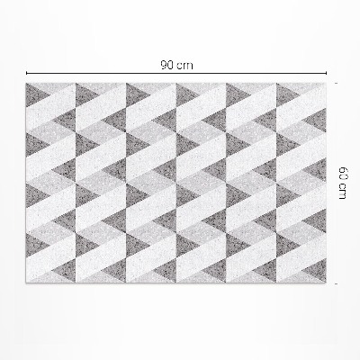 Tapis vinyle Carreaux de pierre géométriques