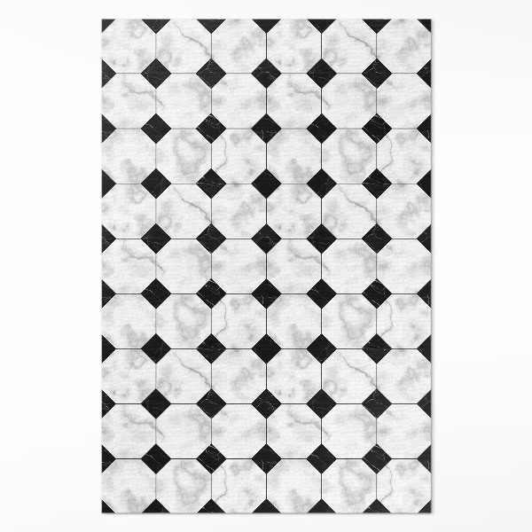 Tapis vinyle Modèles de carreaux de marbre à la mode