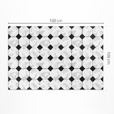 Tapis vinyle Modèles de carreaux de marbre à la mode