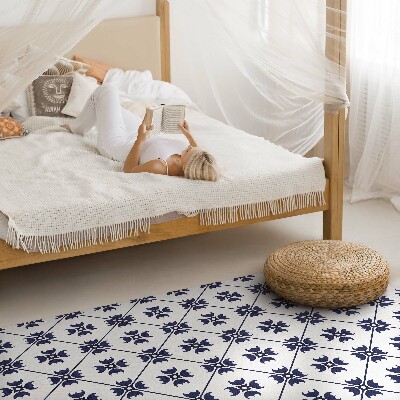 Tapis vinyle rectangulaire Carreaux décoratifs en mosaïque ornementale