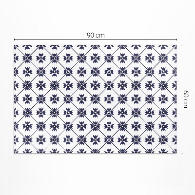 Tapis vinyle rectangulaire Carreaux décoratifs en mosaïque ornementale