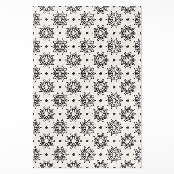 Tapis vinyle Petits mandalas motif bohème oriental