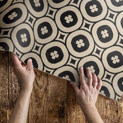 Tapis vinyle Motif de carreaux géométriques