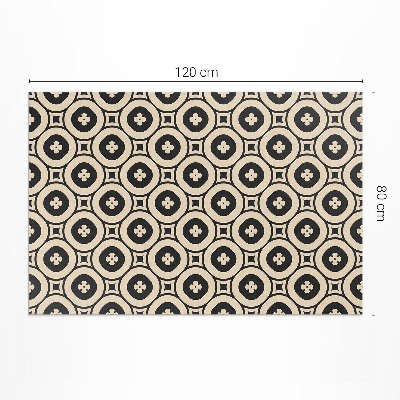 Tapis vinyle Motif de carreaux géométriques