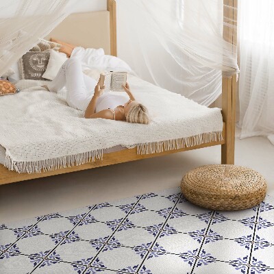 Tapis vinyle rectangulaire Carreaux décoratifs grecs