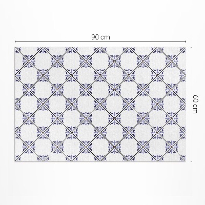 Tapis vinyle rectangulaire Carreaux décoratifs grecs